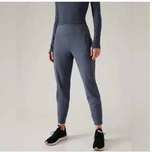 ATHLETA Rainier Mid Rise Jogger NWT Size XL Granite Blue